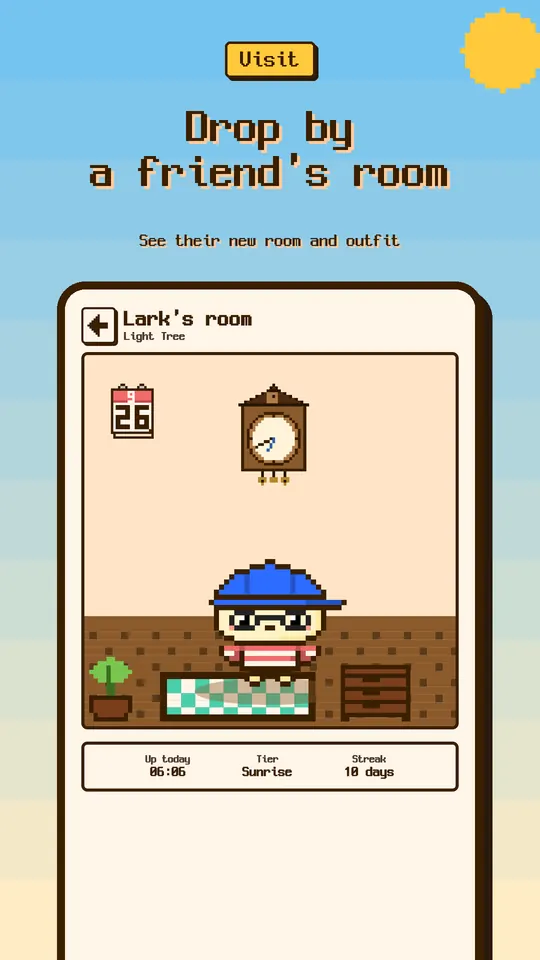 Drop by a friend's room — See their new room and outfit